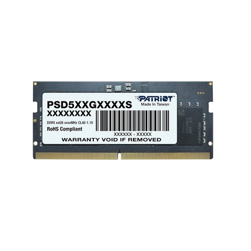 Оперативная память SODIMM Patriot Signature [PSD516G560081S] 16 ГБ