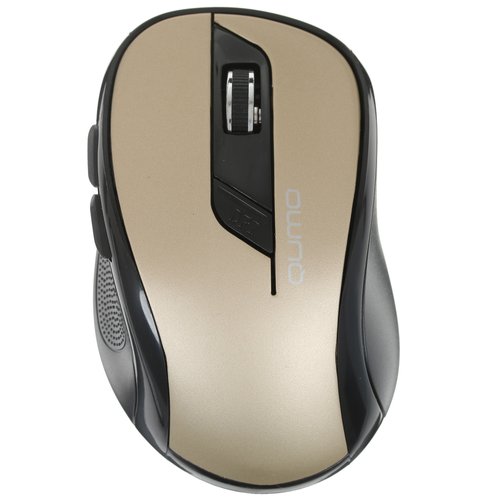 Мышь беспроводная QUMO Office Line Bronze M64 [24361] золотистый