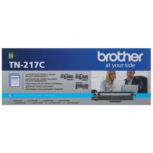 Картридж лазерный Brother TN-217C голубой