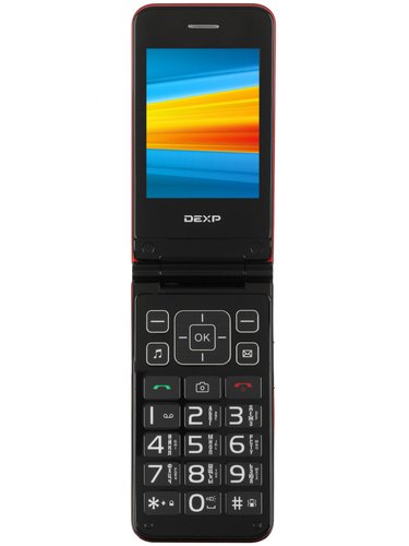 Сотовый телефон DEXP V285 красный/черный