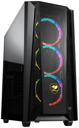 Корпус Cougar MX660 Mesh RGB [CGR-5BMSB-MESH-RGB] черный