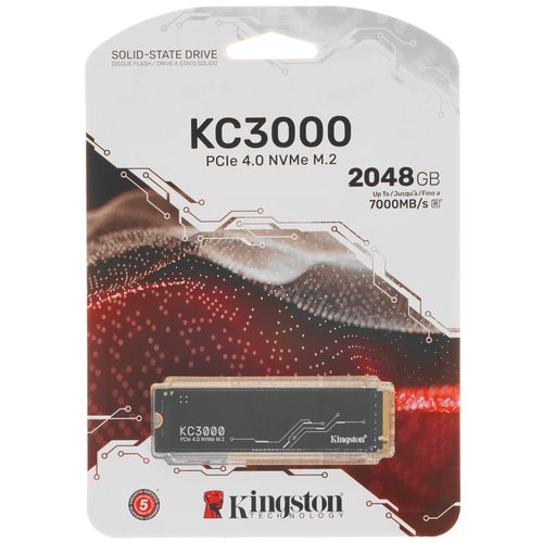 2000 GB M.2 SATA xotira qurilmasi Kingston KC3000 [SKC3000D/2048G]