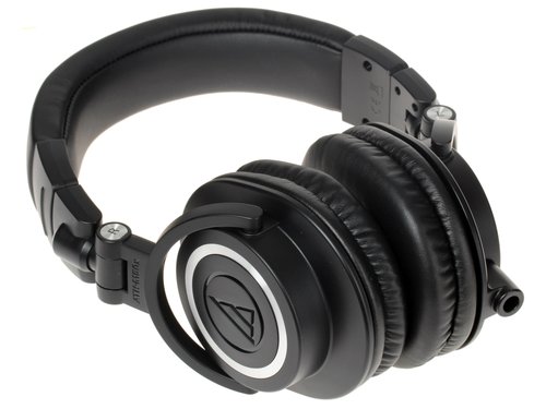 Проводные наушники Audio-Technica ATH-M50X  черный 2014