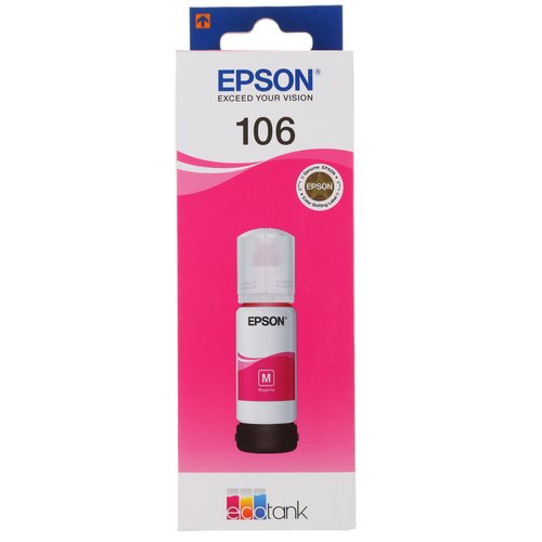 Чернила водорастворимые Epson 106 (C13T00R340) пурпурный