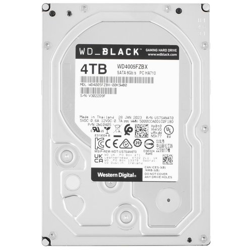 4 ТБ Жесткий диск WD Black [WD4005FZBX]