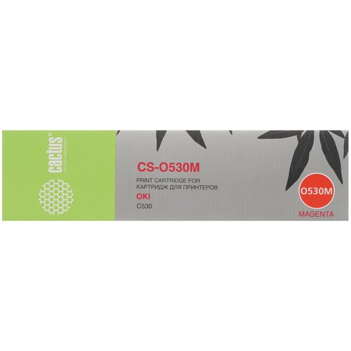 Картридж лазерный Cactus CS-O530M пурпурный, с чипом