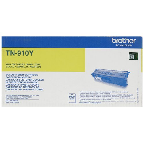 Картридж лазерный Brother TN-910Y желтый