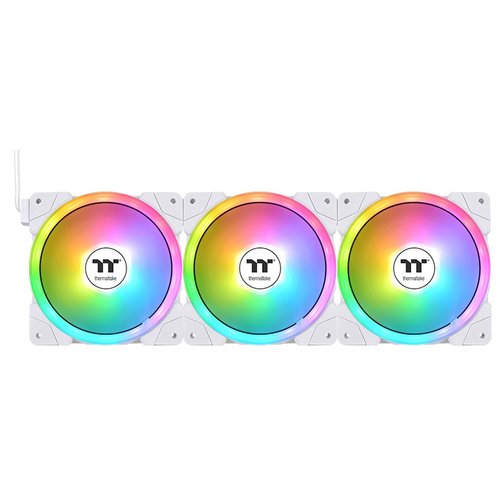 Комплект вентиляторов Thermaltake SWAFAN EX12 ARGB [CL-F169-PL12SW-A] белый