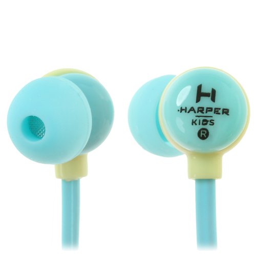 Проводные наушники Harper KIDS HK-39  бирюзовый 2021