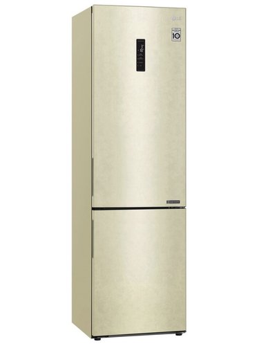 Холодильник с морозильником   LG GA-B509CESL бежевый