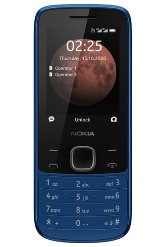 Сотовый телефон Nokia 225 DS 4G синий/черный