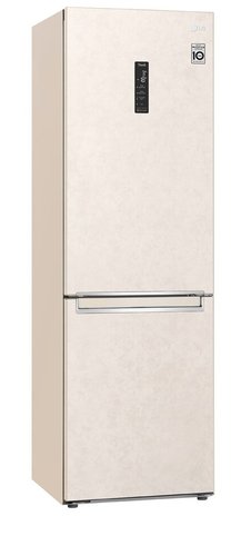 Холодильник с морозильником   LG GA-B459SEQM бежевый