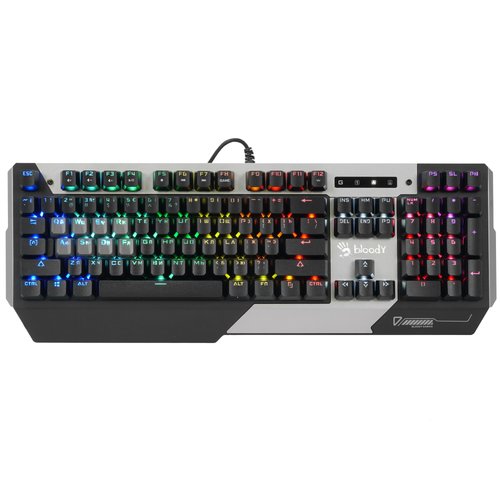 Клавиатура  проводная A4Tech Bloody B865N цвет серый
