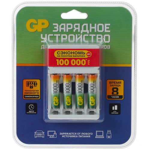 Зарядное устройство GP 100AAAHC/CPBR-2CR4 12/488