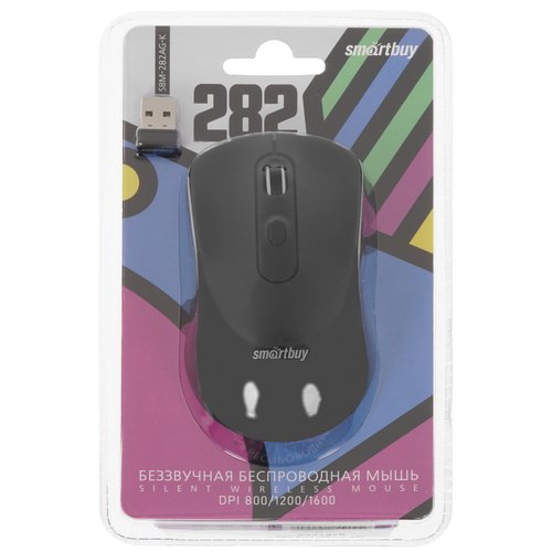Мышь беспроводная Smartbuy 282AG [SBM-282AG-K] черный