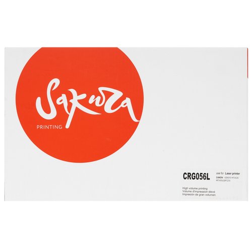 Картридж лазерный SAKURA CRG056L черный, с чипом