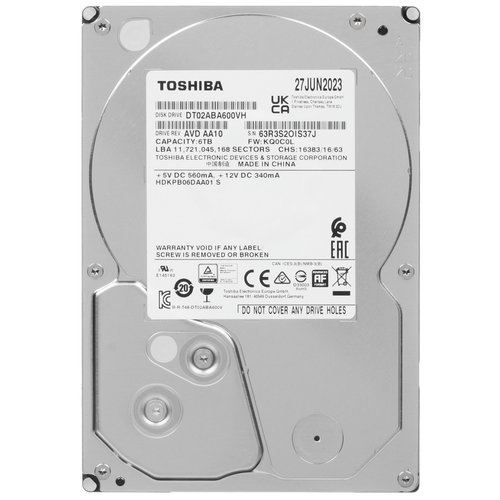 6 ТБ Жесткий диск Toshiba DT02-VH [DT02ABA600VH]