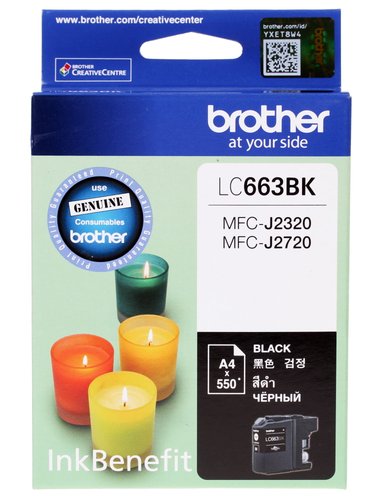 Картридж Brother LC-663BK черный