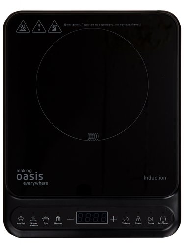 Плита компактная электрическая Oasis РI-BG3S черный