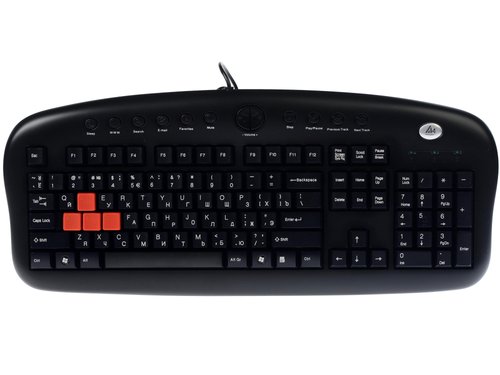 Keyboard  wired A4Tech KB-28G/R Multimedia