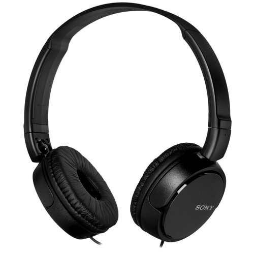 Наушники Sony MDR-ZX110B [накладные, закрытые, 12-22000 Гц, каб. 1.2м, разъем 3.5мм, черные] _1
