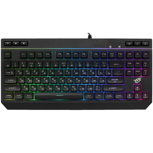 Клавиатура  проводная DEXP Friendly Fire TKL цвет черный