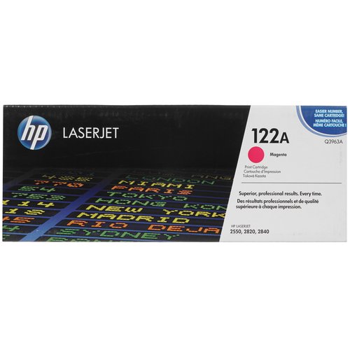 Картридж лазерный HP 122A (Q3963A) пурпурный, с чипом