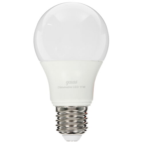 Лампа светодиодная Gauss LED E27/A60/11w Dimmable