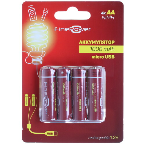 Аккумуляторы finepower 2600