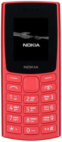 Сотовый телефон Nokia 105 DS (2023) красный