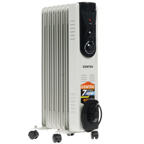 Масляный обогреватель Centek CT-6200 белый