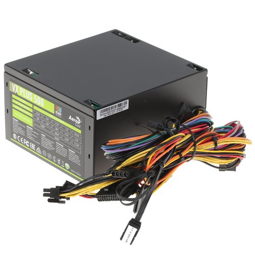 Блок питания AeroCool VX PLUS 500W RGB [VX-500 PLUS RGB] черный