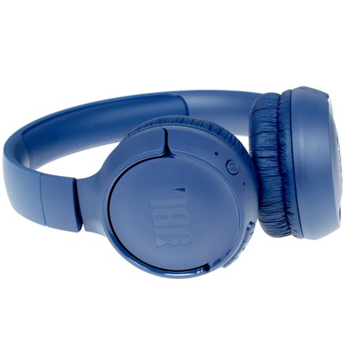 Наушники беспроводные JBL TUNE 560BT  [Накладные, Закрытые, 20-20000 Гц, микр, рег.громк., , BT, разъем USB, синий]