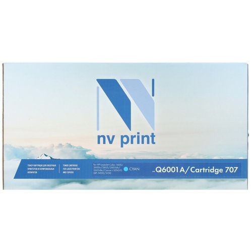 Картридж лазерный NV Print Q6001A голубой, с чипом