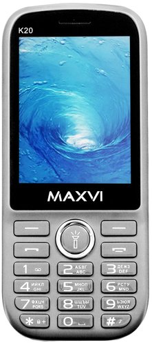 Сотовый телефон Maxvi K20 серый