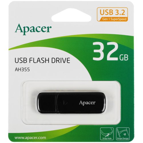 Память USB Flash 32 ГБ Apacer AH355 [AP32GAH355B-1]