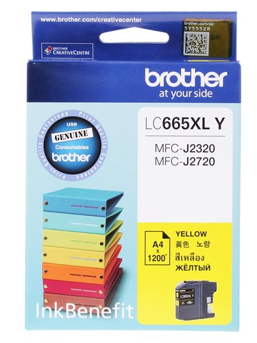 Картридж Brother LC-665XLY желтый