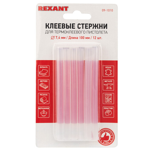 Купить Стержни клеевые Rexant 09-1010 белый в интернет-магазине DNS ...