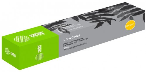 Тонер-картридж лазерный Cactus CS-WC5021 006R01573 черный, с чипом