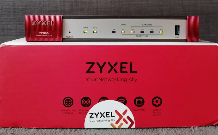 Обзор межсетевого экрана Zyxel VPN50 - простое решение сложных проблем