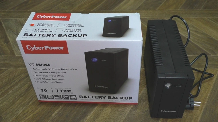 ИБП CyberPower UTC650E Обзор и тесты
