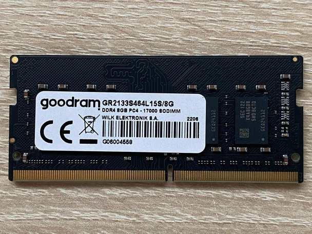 Обзор на оперативную память SODIMM Goodram [GR2133S464L15S/8G] 8 ГБ