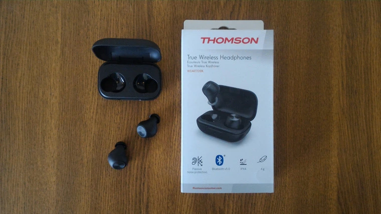 Обзор наушников TWS Thomson WEAR 7701BK