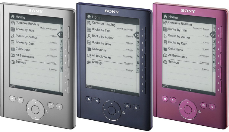 SONY PRS-300 с экраном E Ink Vizplex