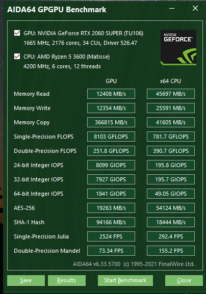 Обзор видеокарты KFA2 GeForce RTX 2060 Super (1-Click OC