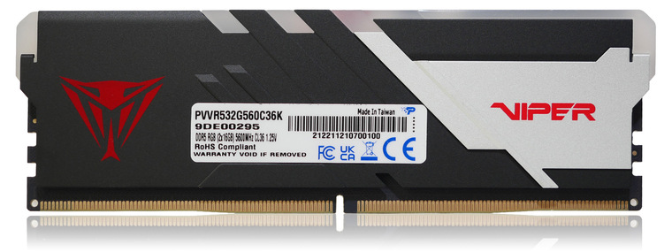Обзор и тест оперативной памяти DDR5 Patriot Viper Venom RGB 32 ГБ