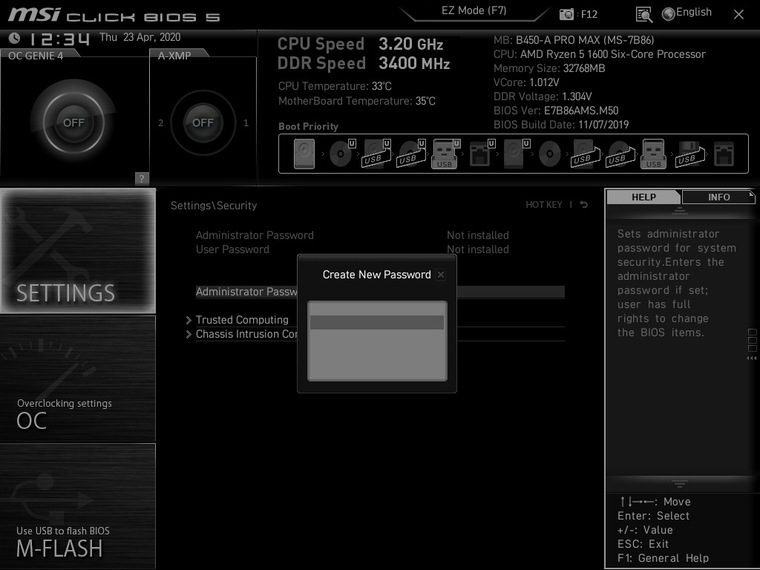 Что такое cfg lock в биосе