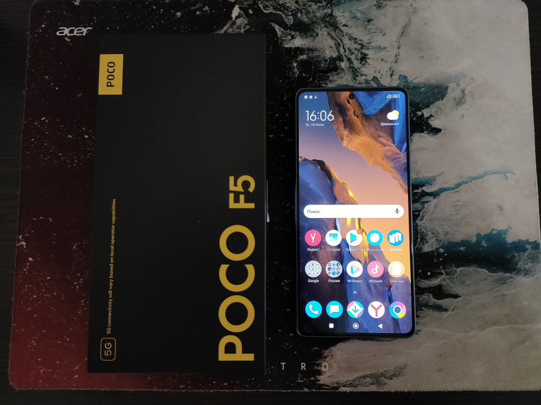 Обзор смартфона POCO F5 12\256 ГБ синий