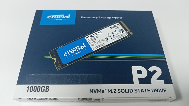 Обзор на M.2 SSD NVME накопитель Crucial P2 1000 ГБ [CT1000P2SSD8