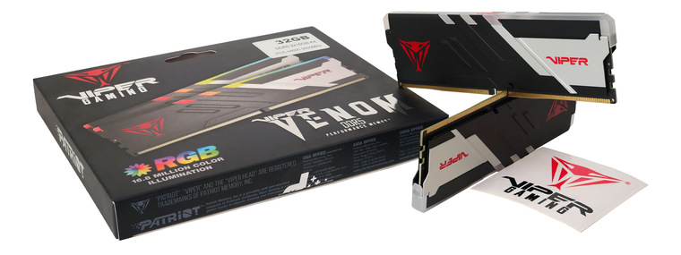 Обзор и тест оперативной памяти DDR5 Patriot Viper Venom RGB 32 ГБ